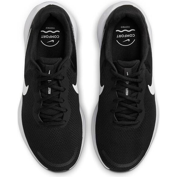 NWT Nike Men\'s Revolution 7 Running Shoe,Black/White SZ 9.5 main image 7